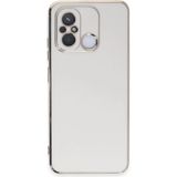 Mudanis Xiaomi Redmi 12C Kılıf Volet Silikon - Beyaz