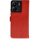Mudanis Xiaomi Redmi 13C Kılıf Trend S Plus Kapaklı Kılıf - Kırmızı