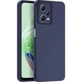Mudanis Xiaomi Redmi Note 12 Pro 5g Kılıf Nano Içi Kadife Silikon - Lacivert