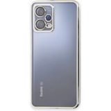 Mudanis Xiaomi Redmi Note 12 Pro 5g Kılıf Razer Lensli Silikon - Gümüş