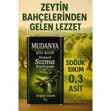 Mudanya Soğuk Sıkım Sızma Natürel 5lt (4800GR) Zeytinyağı - 5 lt