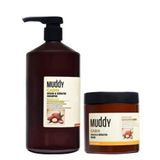 Muddy Cabin Argan Keratin 1 lt Şampuanı+Cabin Argan ve Keratin 500 ml Maske