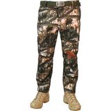 Mude Saz Desenli Softshell Pantolon - Yeşil