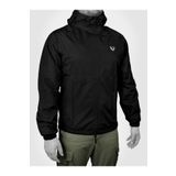 Mudeir Yağmurluk Kaftan Siyah Kapişonlu Suya Dayanıklı Taktik Outdoor Tactical Rüzgar Geçirmez Cepli
