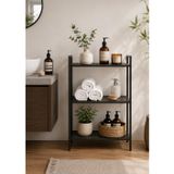 Mudesa Metal Dekoratif Açık Banyo Dolabı Havluluk Sabunluk Çok Amaçlı Banyo Organizer