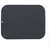 Mudo Concept Antrasit Silikon Bulaşık Matı Kaydırmaz Özellikli 36 x 28 cm Fonksiyonel Kullanım - RENKSİZ
