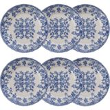 Mudo Concept BLUE DREAM SERVİS TABAĞI SETİ 6LI-26 CM - Çok Renkli - RENKSİZ