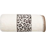 Mudo Concept PENELOPE LEOPAR YÜZ HAVLUSU 50X80 CM - Beyaz - 50 x 80 cm