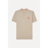 Mudo Erkek Bej Nakışlı Polo Yaka T-Shirt