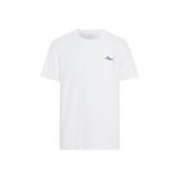 Mudo Erkek Beyaz Baskılı Bisiklet Yaka T-Shirt