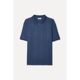 Mudo Erkek İndigo Comfort Fit Polo Yaka T-Shirt