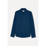Mudo Erkek Indigo Regular Fit Uzun Kollu Gömlek - İndigo