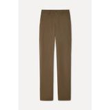 Mudo Erkek Kahverengi Straight Fit Chino Pantolon
