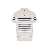 Mudo Erkek Kırık Beyaz Oversize Modal Bisiklet Yaka T-Shirt