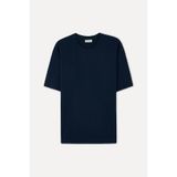 Mudo Erkek Lacivert Comfort Fit Bisiklet Yaka T-Shirt