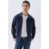 Mudo Erkek Lacivert Regular Fit Cep Detaylı Ceket