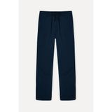 Mudo Erkek Lacivert Straight Fit Beli Bağlamalı Pantolon