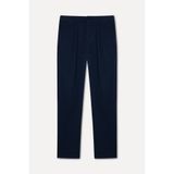 Mudo Erkek Lacivert Tapered Fit Chino Pantolon