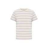 Mudo Erkek Mavi Çizgili Bisiklet Yaka T-Shirt