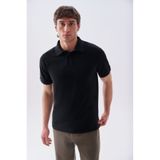 Mudo Erkek Siyah Polo Yaka T-Shirt