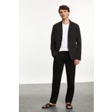 Mudo Erkek Siyah Regular Fit Blazer Ceket