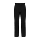Mudo Erkek Siyah Straight Fit Beli Bağlamalı Liyosel Pantolon