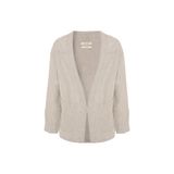 Mudo Erkek Taş Rengi Comfort Fit Keten Kimono Ceket