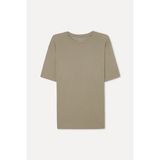 Mudo Erkek Vizon Rengi Bisiklet Yaka T-Shirt