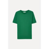 Mudo Erkek Yeşil Comfort Fit Bisiklet Yaka T-Shirt