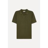 Mudo Erkek Yeşil Polo Yaka Dokulu T-Shirt