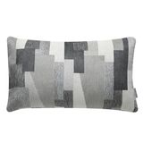 Mudo Home Alba Bond Kırlent Siyah Gri 30 x 50 cm