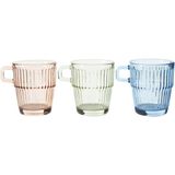 Mudo Home Bloom Espresso Fincan Seti 3'lü 120 ml - RENKSİZ - Renkli