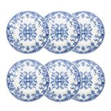 Mudo Home - Blue Dream Pasta Tabağı Seti 6lı- 20 Cm