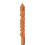 Mudo Home Chıll Şamdan Mum Turuncu 20 cm - RENKSİZ