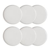 Mudo Home - Ephesus White Pasta Tabağı Seti 6lı -20Cm