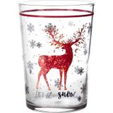Mudo Home Let It Snow Meşrubat Bardağı -kırmızı