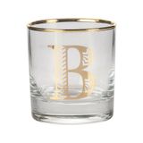 Mudo Home Monogram Bardak - B 300ml Altın