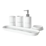 Mudo Home PINTURA BEYAZ 5'Lİ KUTULU BANYO SETİ