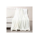 Mudo Home PONPONLU DİZ ÜSTÜ BATTANİYE EKRU 130X160