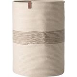 Mudo Home Venus Çamaşır Sepeti Bej Ekru 35X35X45 - Siyah - Plastik - Çok Renkli
