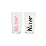 Mudo Home Water Bardak 570 ml 2'li Set -Siyah&Pembe