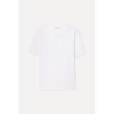 Mudo Kadın Beyaz Bisiklet Yaka T-Shirt