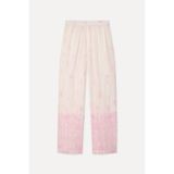 Mudo Kadın Ekru Nakışlı Straight Fit Pantolon