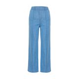 Mudo Kadın İndigo Relax Fit Beli Lastikli Pantolon