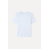 Mudo Kadın Kırık Beyaz Modal Karışımlı Bisiklet Yaka T-Shirt