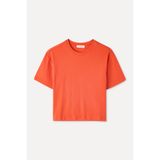 Mudo Kadın Kırmızı Bisiklet Yaka T-Shirt