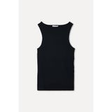 Mudo Kadın Kırmızı Fitted Bisiklet Yaka Kolsuz T-Shirt