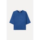 Mudo Kadın Lacivert 3/4 Kol Bisiklet Yaka Sweatshirt