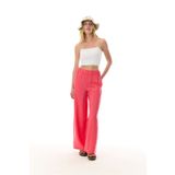 Mudo Kadın Pembe Modal Karışımlı Relax Fit Beli Lastikli Pantolon