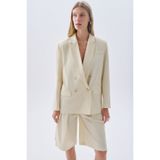 Mudo Kadın Sarı Oversize Blazer Ceket